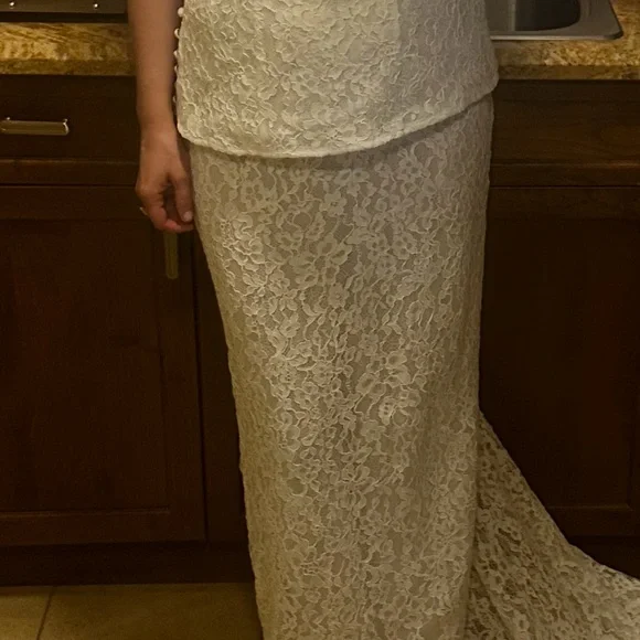 Helsa The forever Audrey skirt in white (M) - Picture 8 of 14